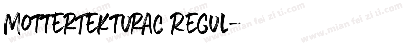 MotterTekturaC Regul字体转换